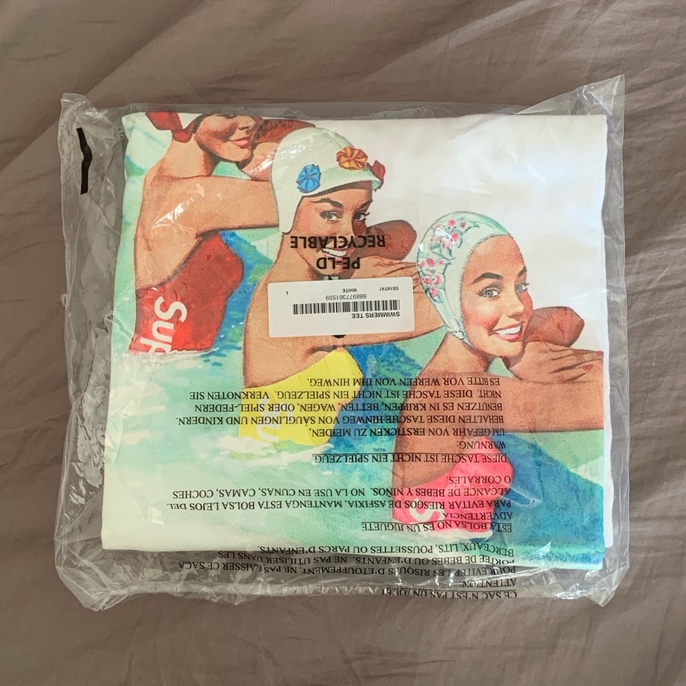 Supreme Swimmer Tee White (SS18)